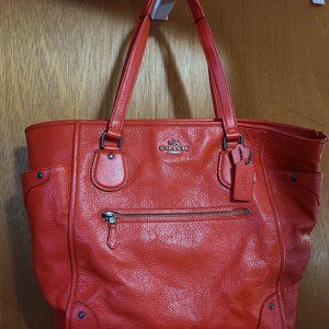 Coach tote -orange